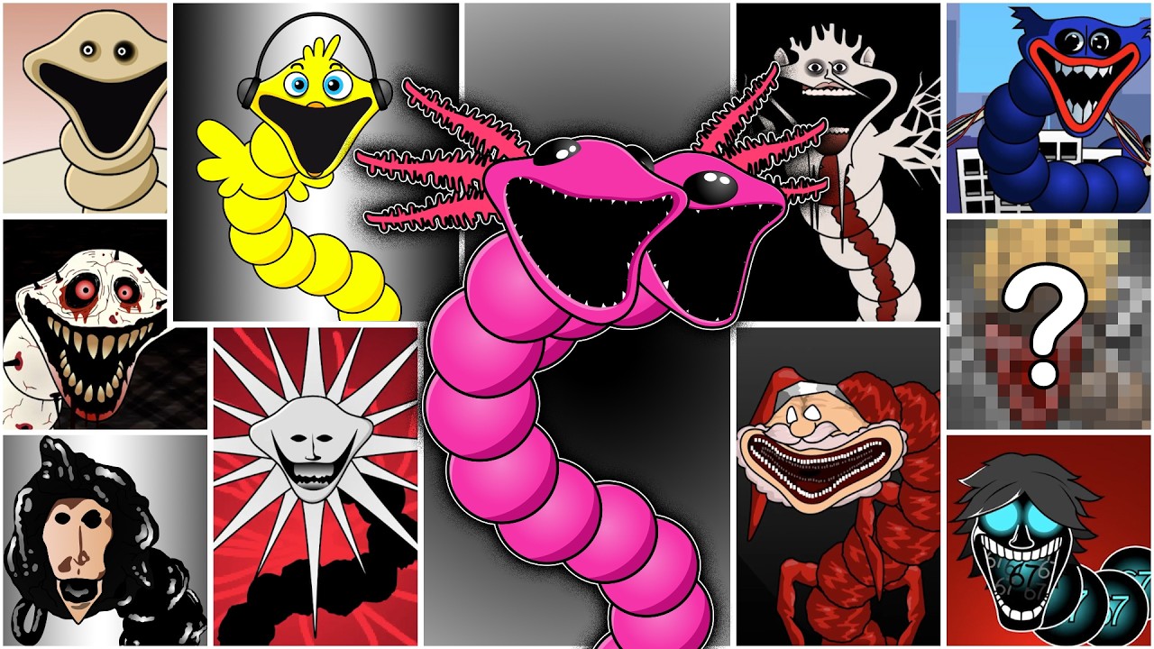 My Sprunki OC: HUNGRY WORM (Phase 1 to NEW Phase 57, Phase 58 from Roblox)