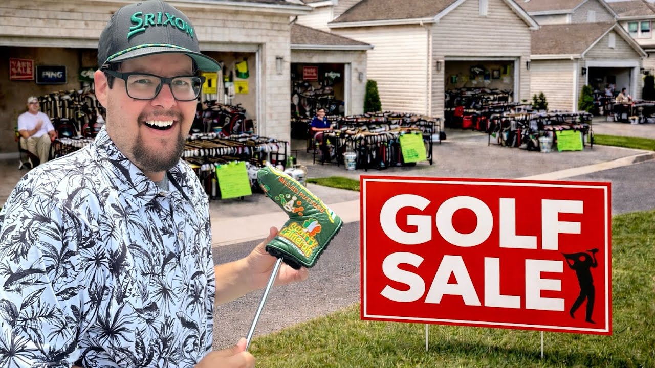 THE MOST EXPENSIVE GOLF CLUBS EVER FOUND AT A GARAGE SALE!! (Worth $1,000s!!)