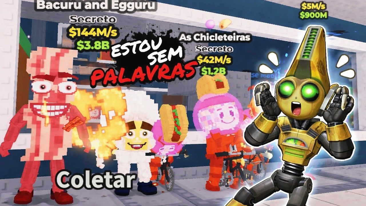 Eu simplesmente fiquei sem palavras nessa terça do taco no roube um brainrot 