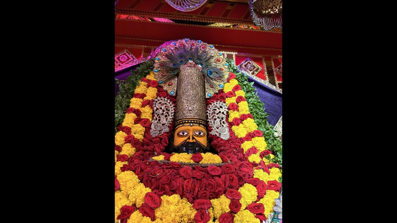 श्री खाटू श्याम जी श्रृंगार आरती खाटू खोड़ाधाम मंदिर गाजियाबाद 8/1/26 #shyam #radhe #krishna #love
