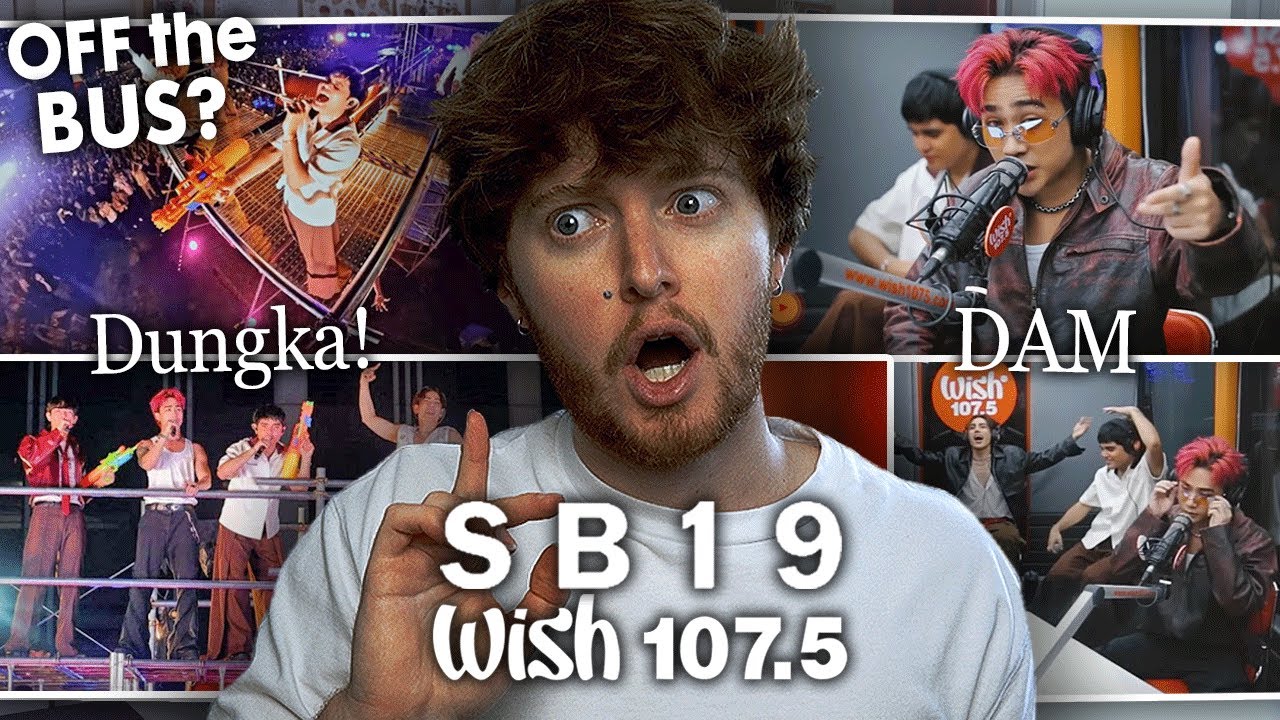 THIS WAS CRAZY! (SB19 'DAM & Dungka!' LIVE on Wish Bus 107.5 | Reaction)