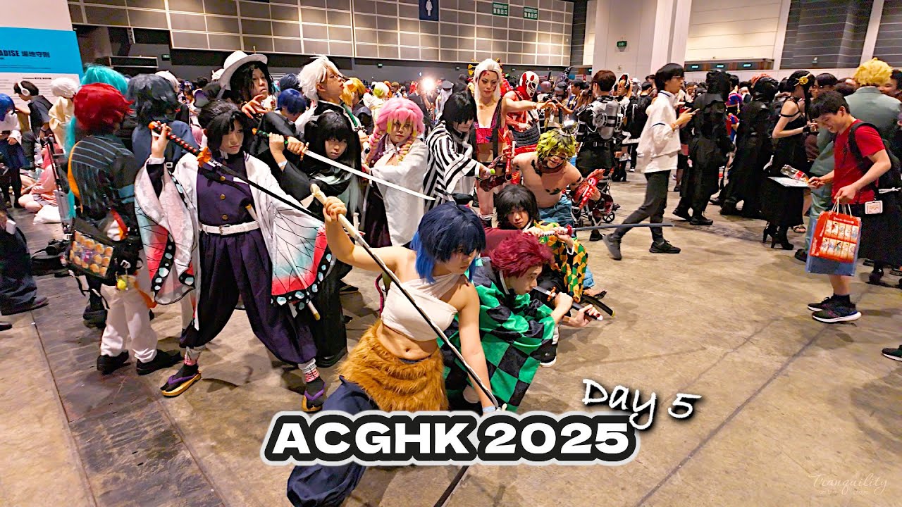 ACGHK 2025 Day 5: Cosplayer Paradise | (With Hall 1 Video) | ACG Hong Kong | Anime | Comics | 4K