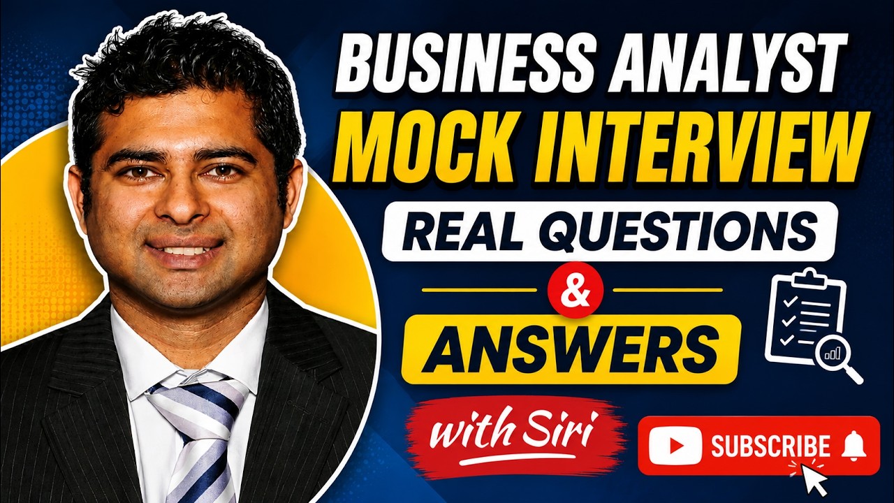 Business Analyst Mock Interview  Real Questions & Answers with Siri