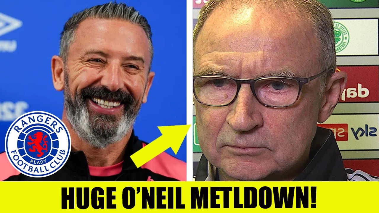 Martin O'Neil Has HILARIOUS Meltdown On LIVE TV After Old Firm Defeat!
