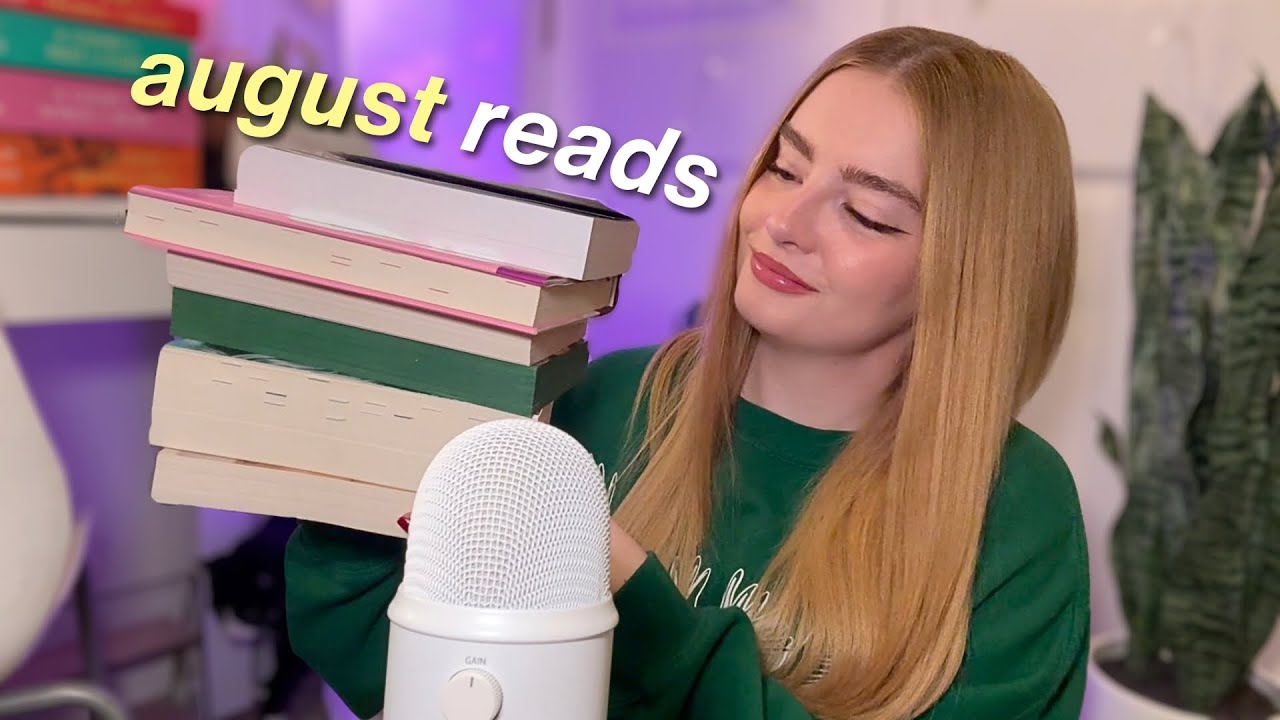 ASMR the 6 books i read in august 🧚🏻 monthly reading wrap-up