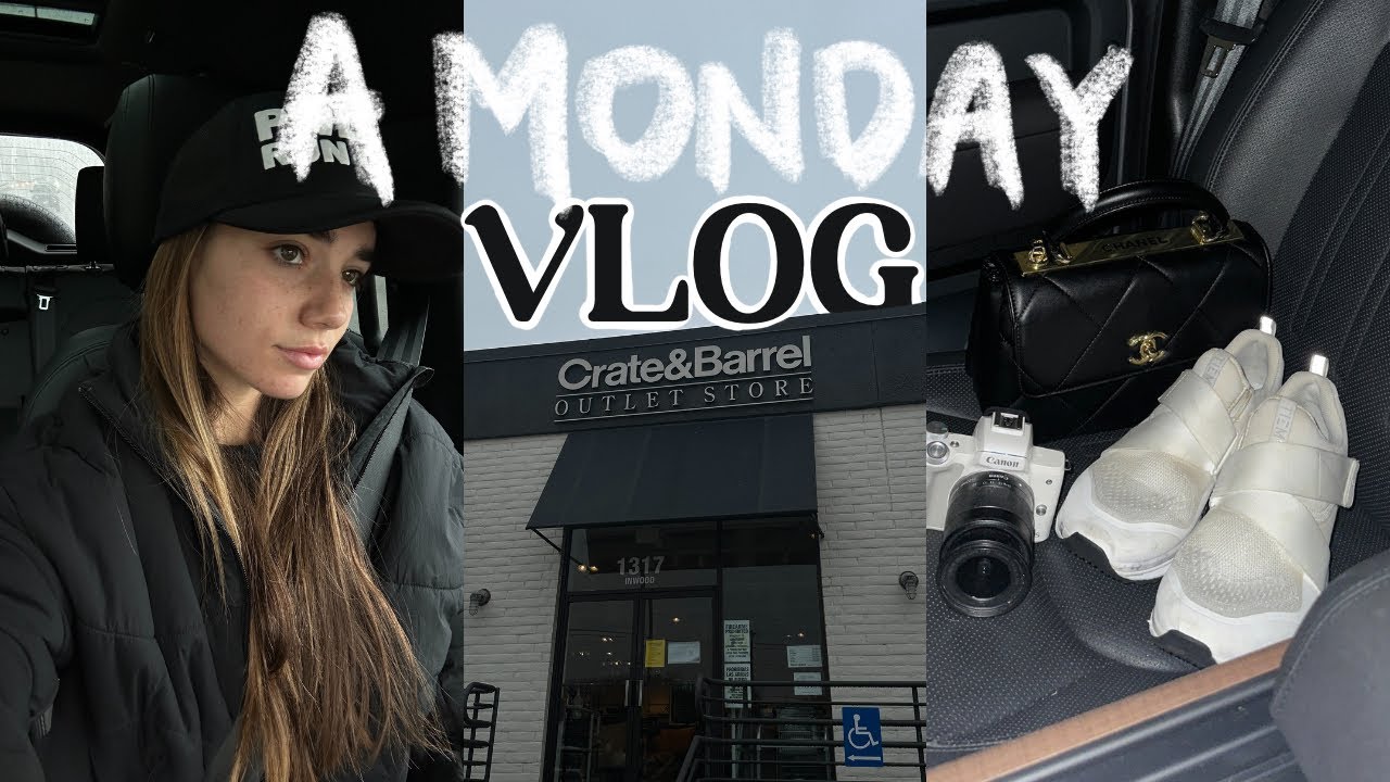 A VERY MONDAY VLOG | PWDRS taste test, getting a new desk + hurting my knee...