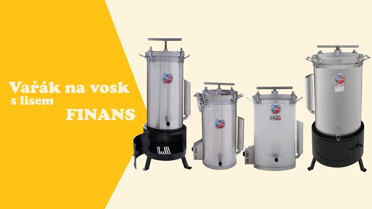 Vařák na vosk s lisem FINANS