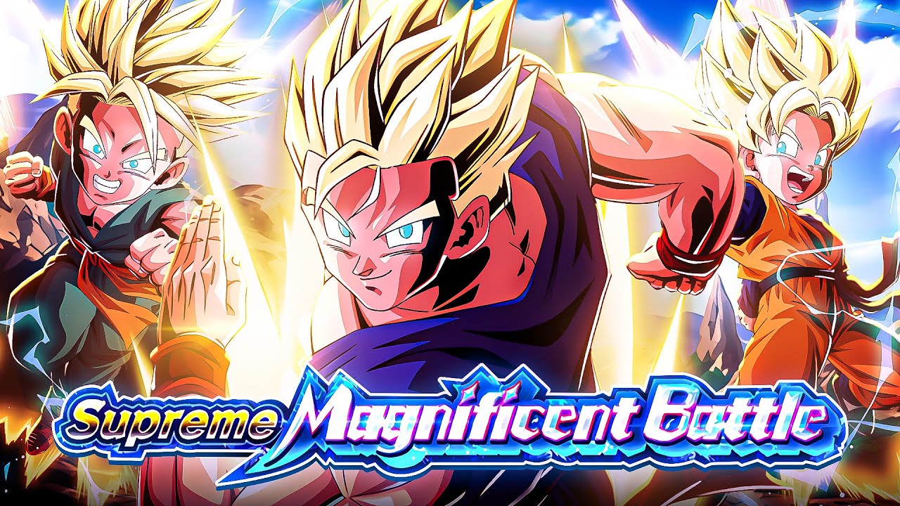 (Dokkan Battle) SUPREME MAGNIFICENT BATTLE VS. GOHAN & GOTEN & TRUNKS PART 2!