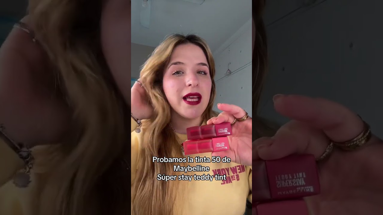Súper stay Teddy tint 50  de Maybelline #makeup#maquillaje#labios#lips#liptint 