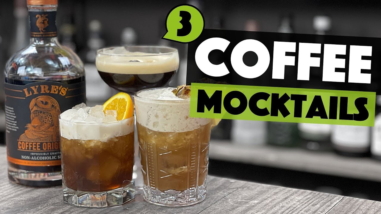 3 Coffee Non Alcoholic Cocktails | Best Mocktail Recipes for Dry January | Steve the Barman