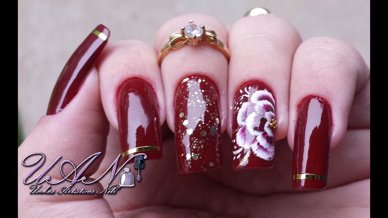 Passo a Passo Vinho Clássico Chic - Unhas Artísticas Nill
