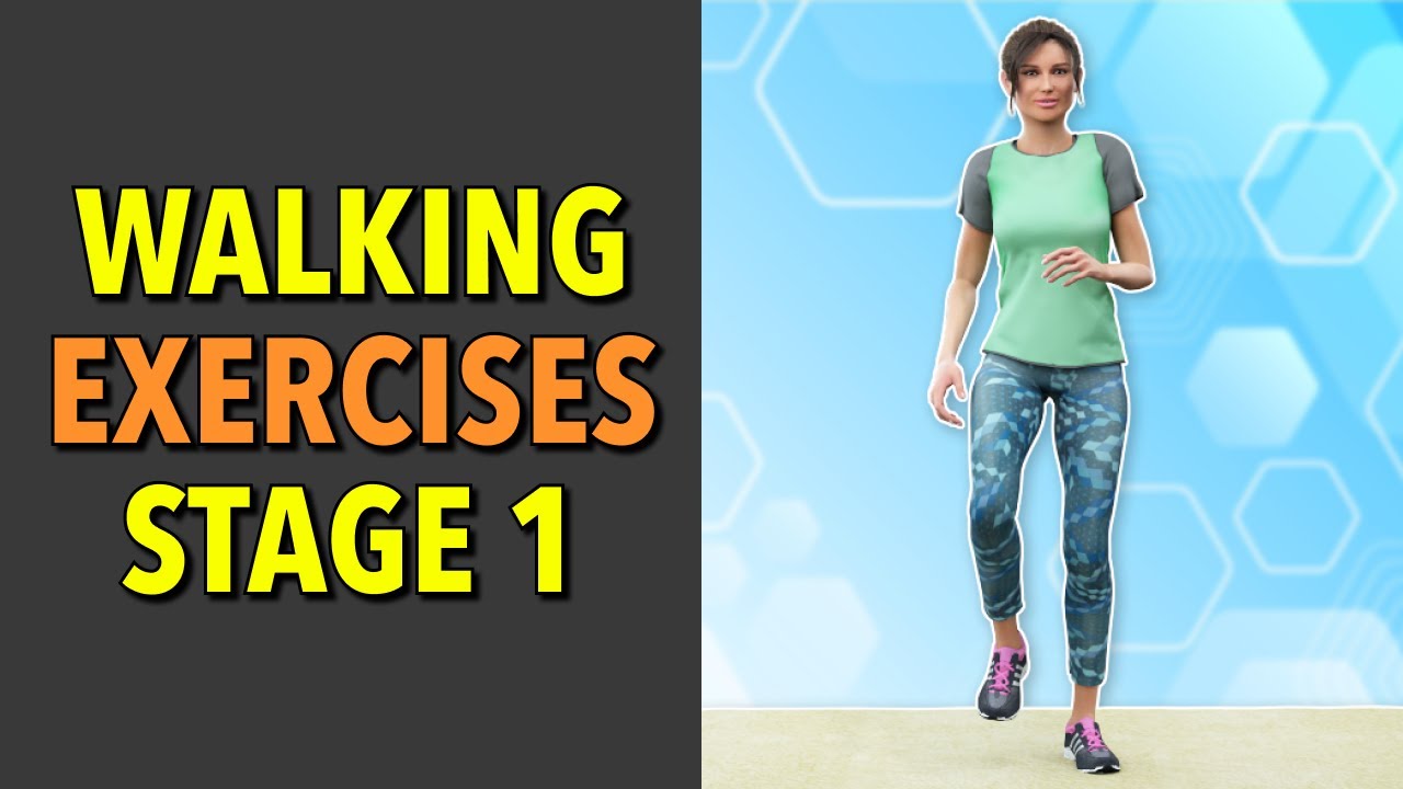 3 Stages of Walking Exercises for Active living: 1000 Steps