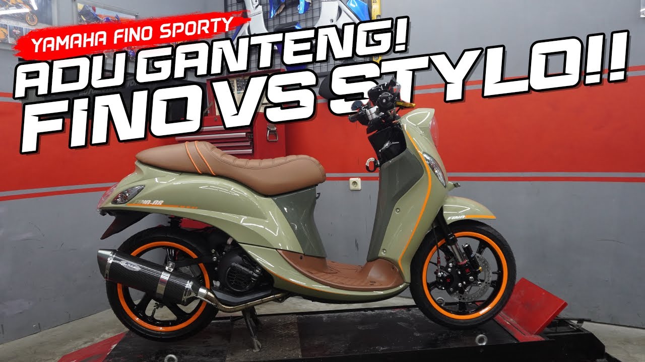 SERUPA TAPI TAK SAMA!! Modifikasi Yamaha Fino Sporty