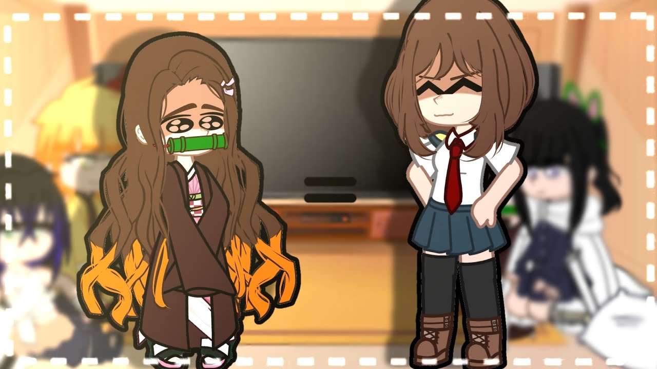 kamaboko squad react to nezuko as uraraka (1/1)@saradasano_ {shipp:togaraka}
