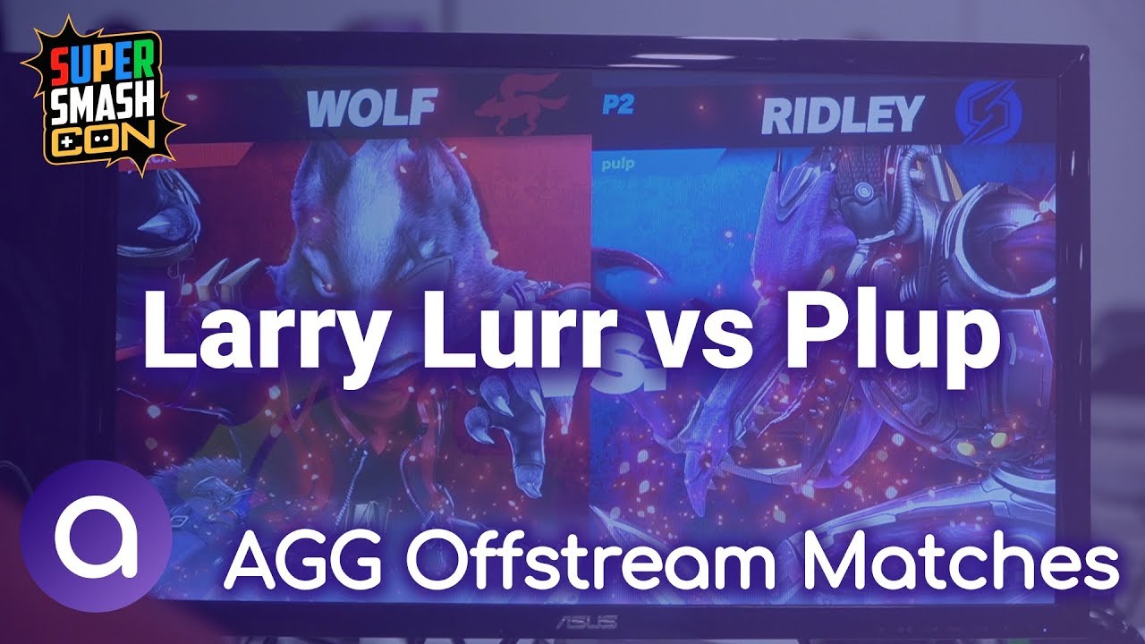 Super Smash Con 2019 SSBU - T1 | Larry Lurr (Wolf) vs. PG | Plup (Ridley) - Top 64