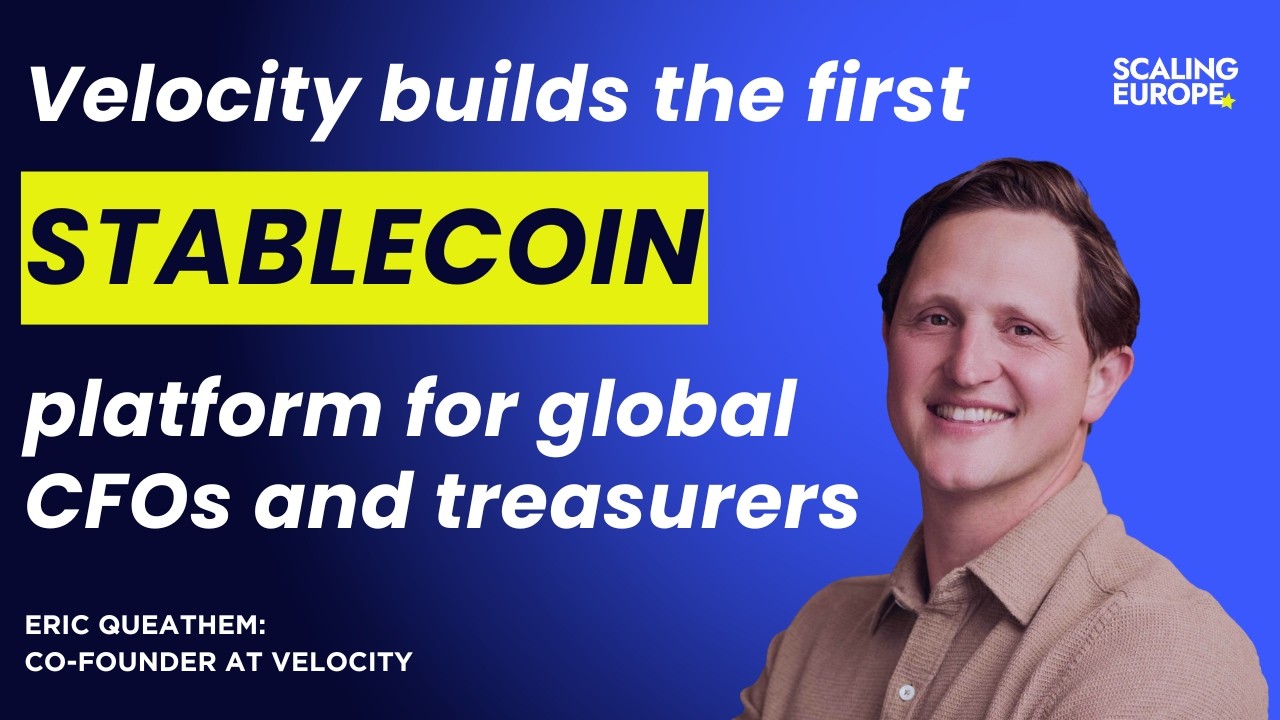 Eric Queathem, Co-founder at Velocity: Building the first platform for global CFOs and treasurers.