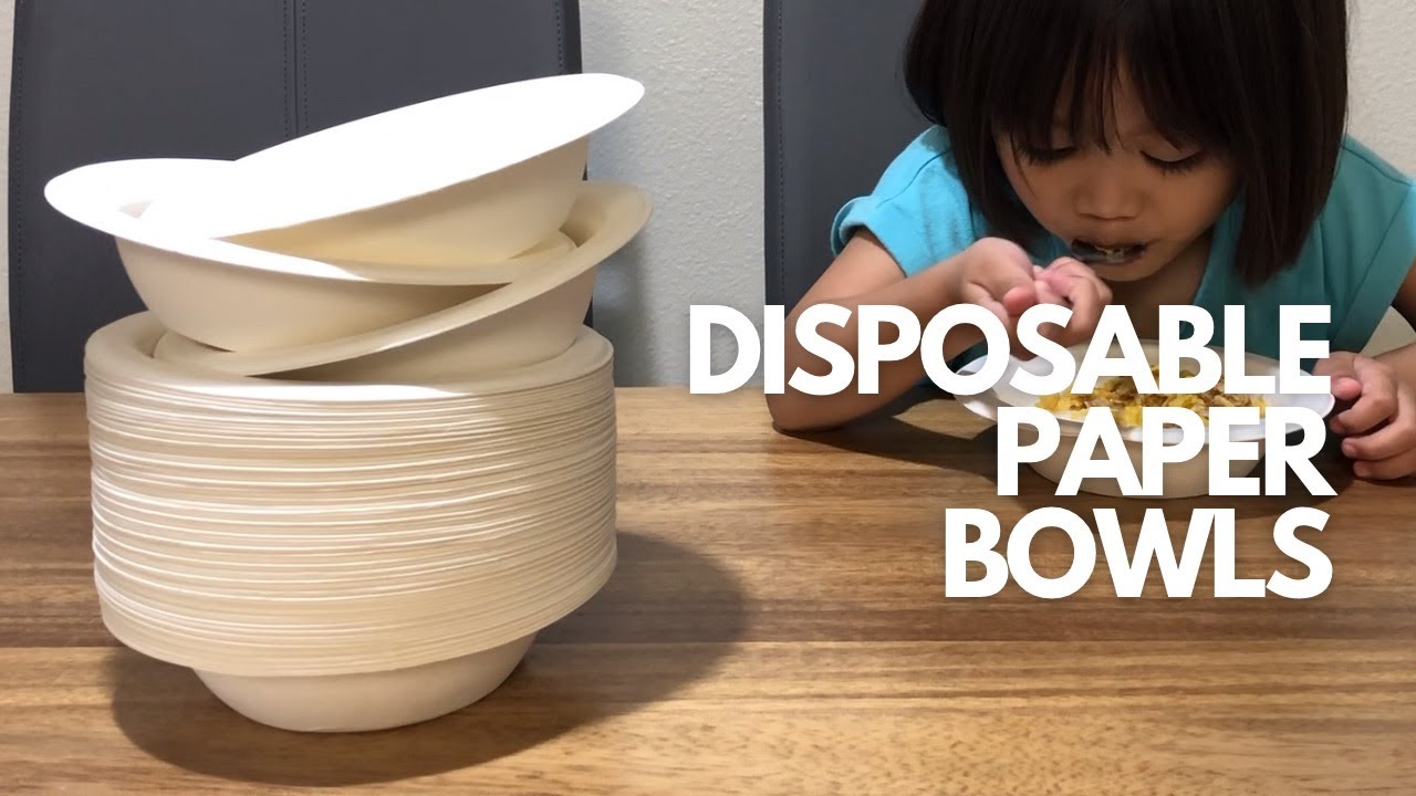 Hihomry Compostable Paper Bowls
