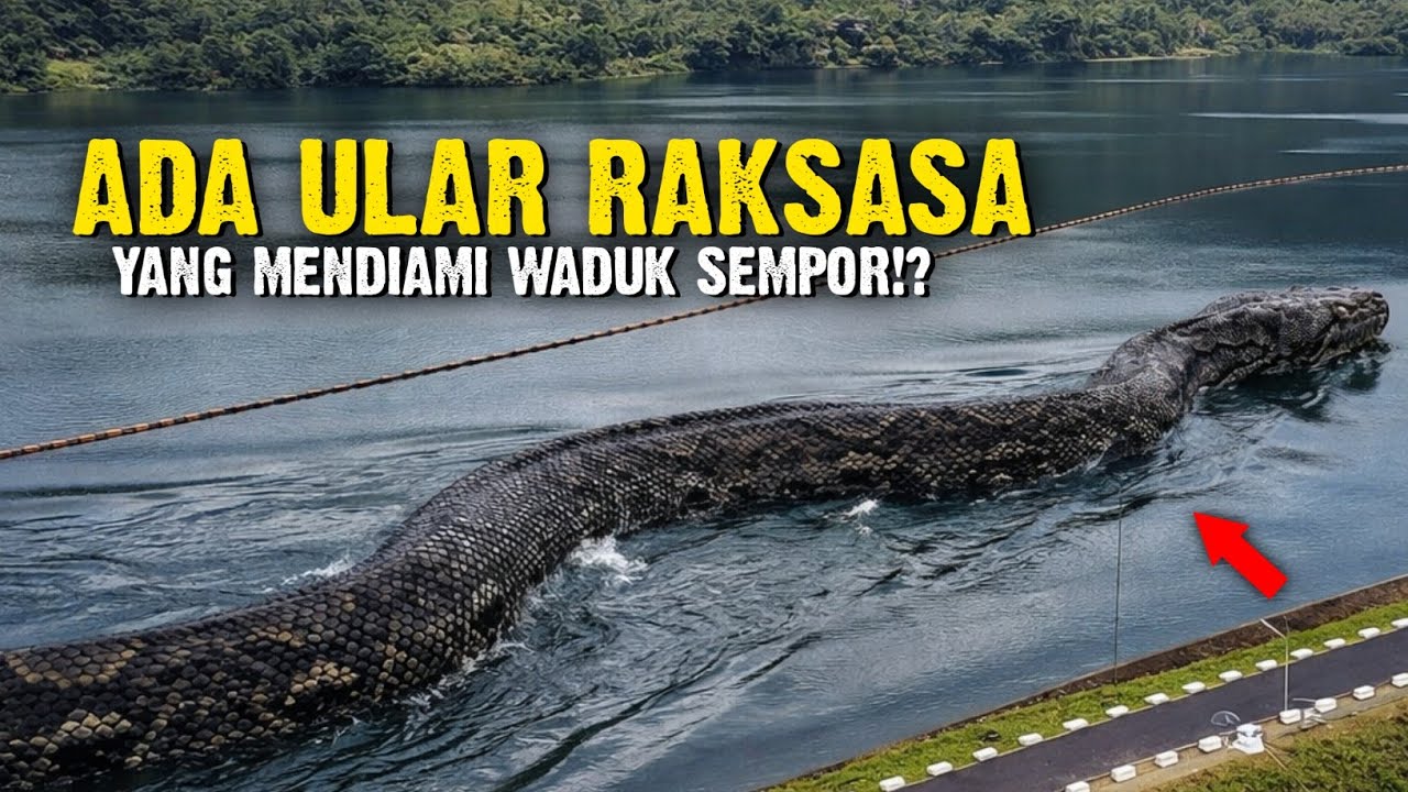 Bikin Gempar⁉️ Banyak yang Percaya Ada Ular Raksasa yang Mendiami Waduk Sempor
