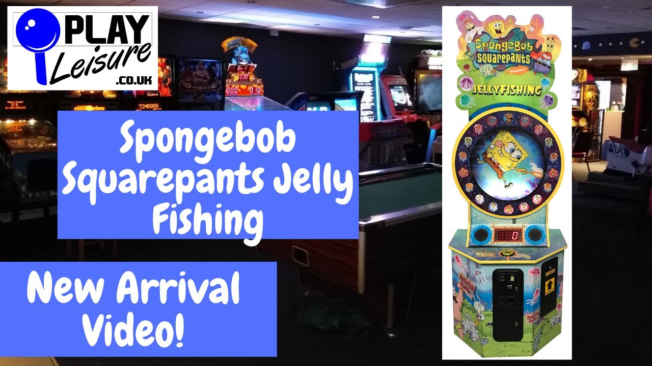 It's Ticket time under the Sea! Spongebob Squarepants Jelly Fishing Arcade Machine...