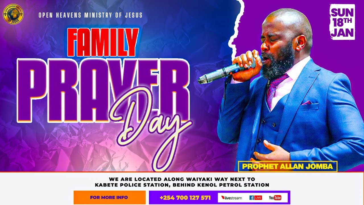 FAMILY PRAYER DAY SUNDAY SERVICE || 18.01.2026 GIVING DETAILS: MPESA: +254724266266