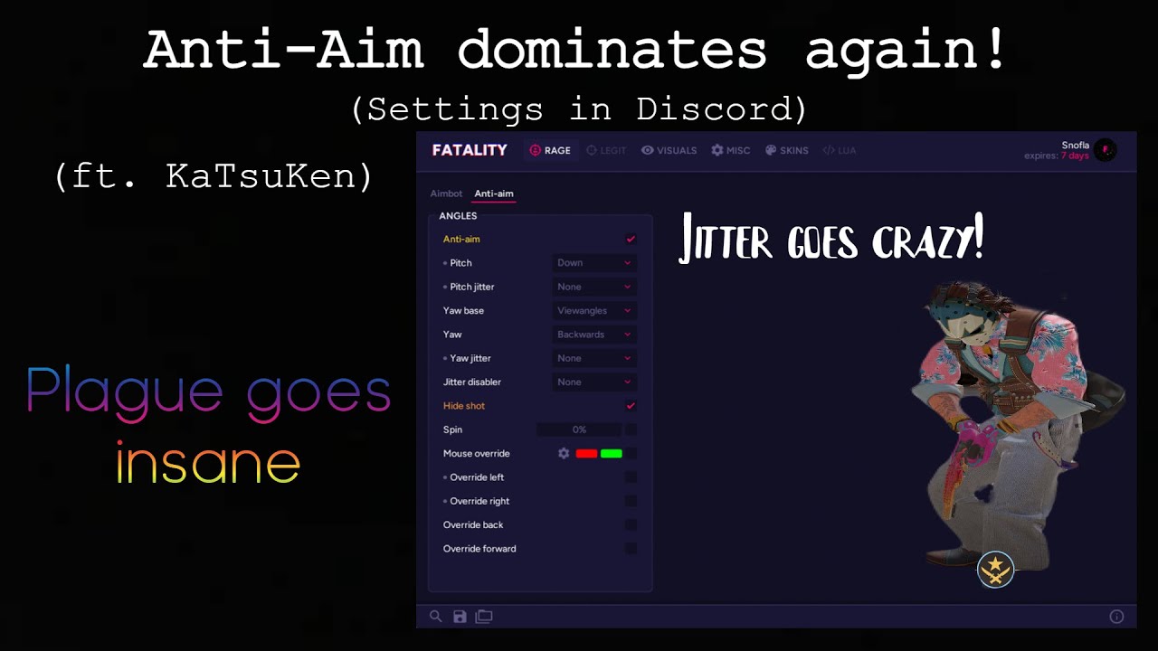 Anti-Aim is back in CS2! (ft. Fatality.win jitter)