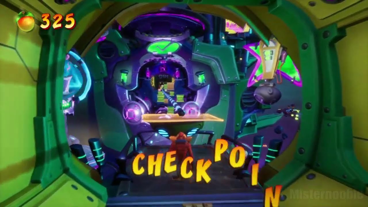 Crash Bandicoot 4 It's About Time - Out For Launch all CRATES, GEMS, flashback tape walkthrough