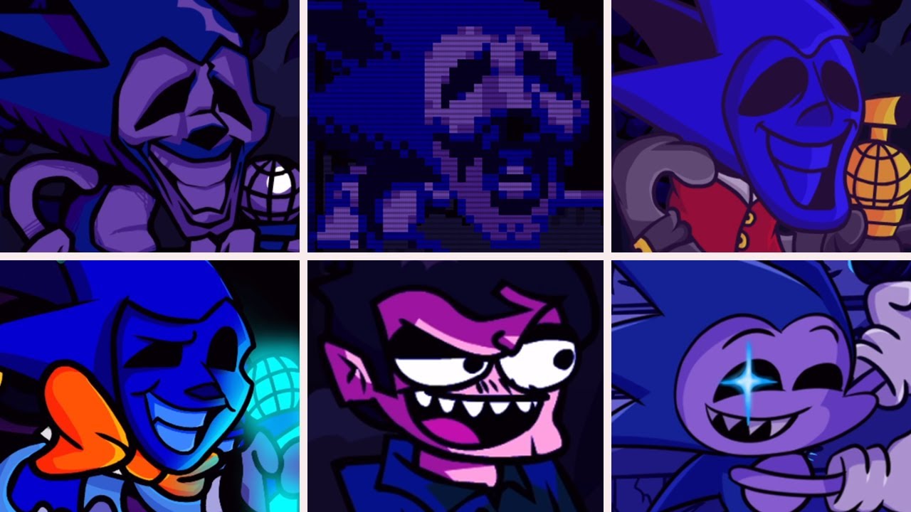 Friday Night Funkin' - Endless but everytime it's Majin Sonic turn a Different Skin Mod is used