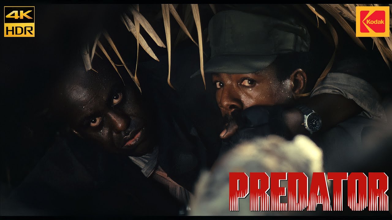 Predator (1987) I'm gonna have me some fun Movie Clip Scene 4K HDR10+ Kodak 2383 D55