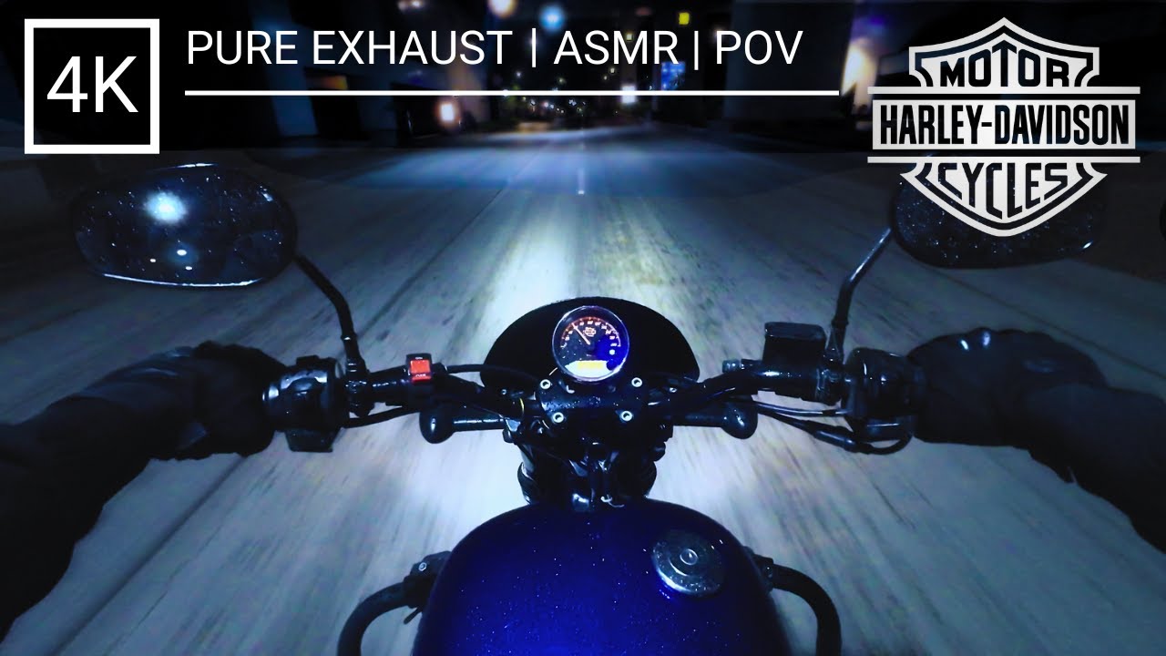 Harley Davidson Street 750 | Raw 2AM Night Ride POV | Pure Exhaust ASMR (4K)