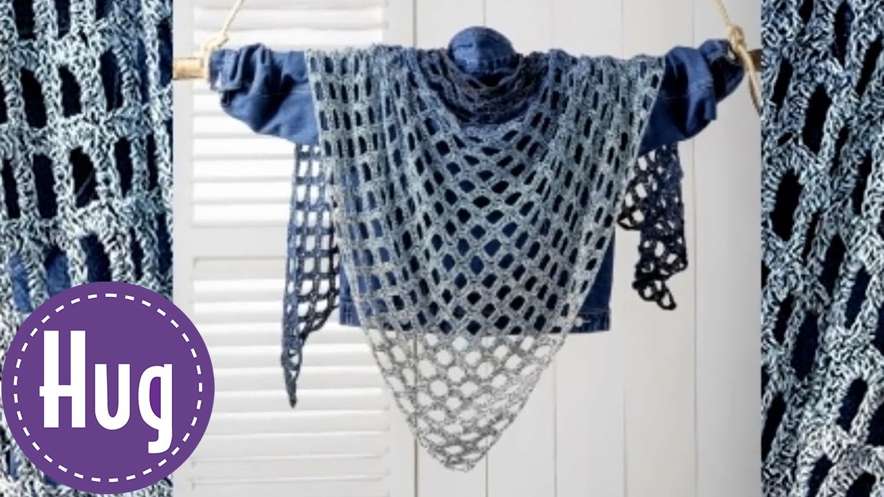 Schawl "Bow Out" Crocheting Project