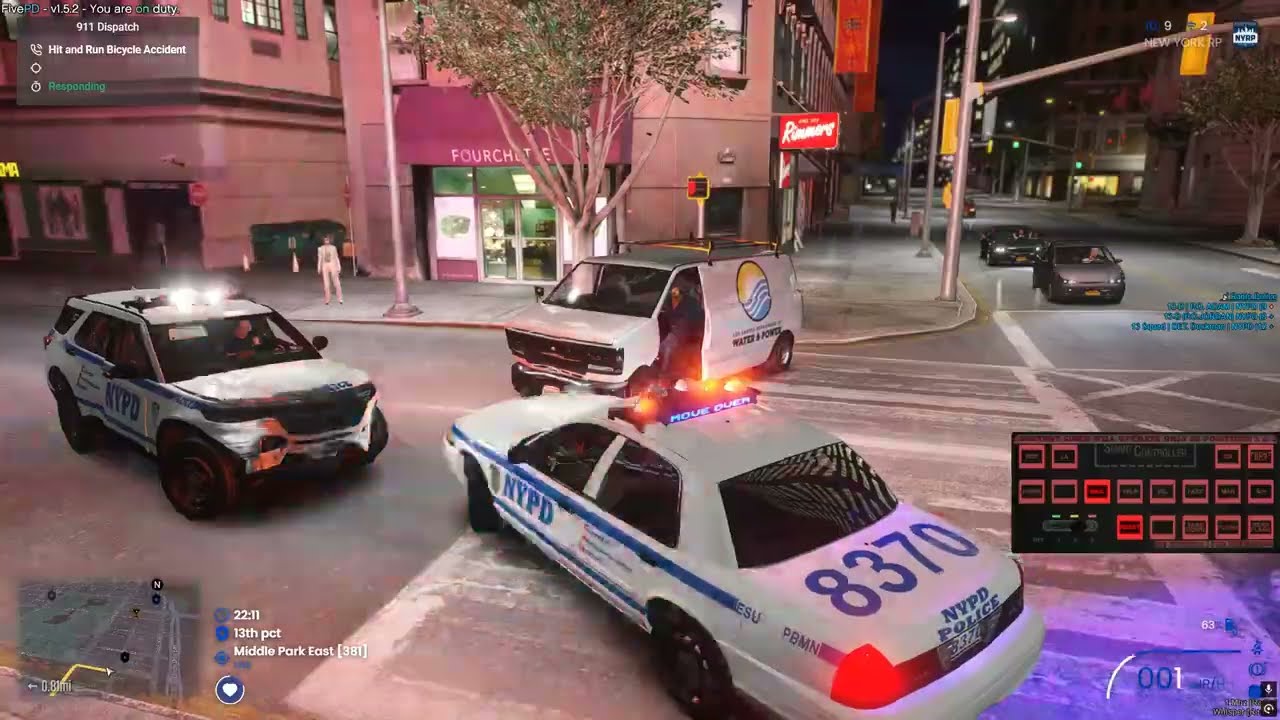 FiveM Pursuit with an Unhinged driver who failed to stop Multiple Felonies #fivem #pursuit #gta