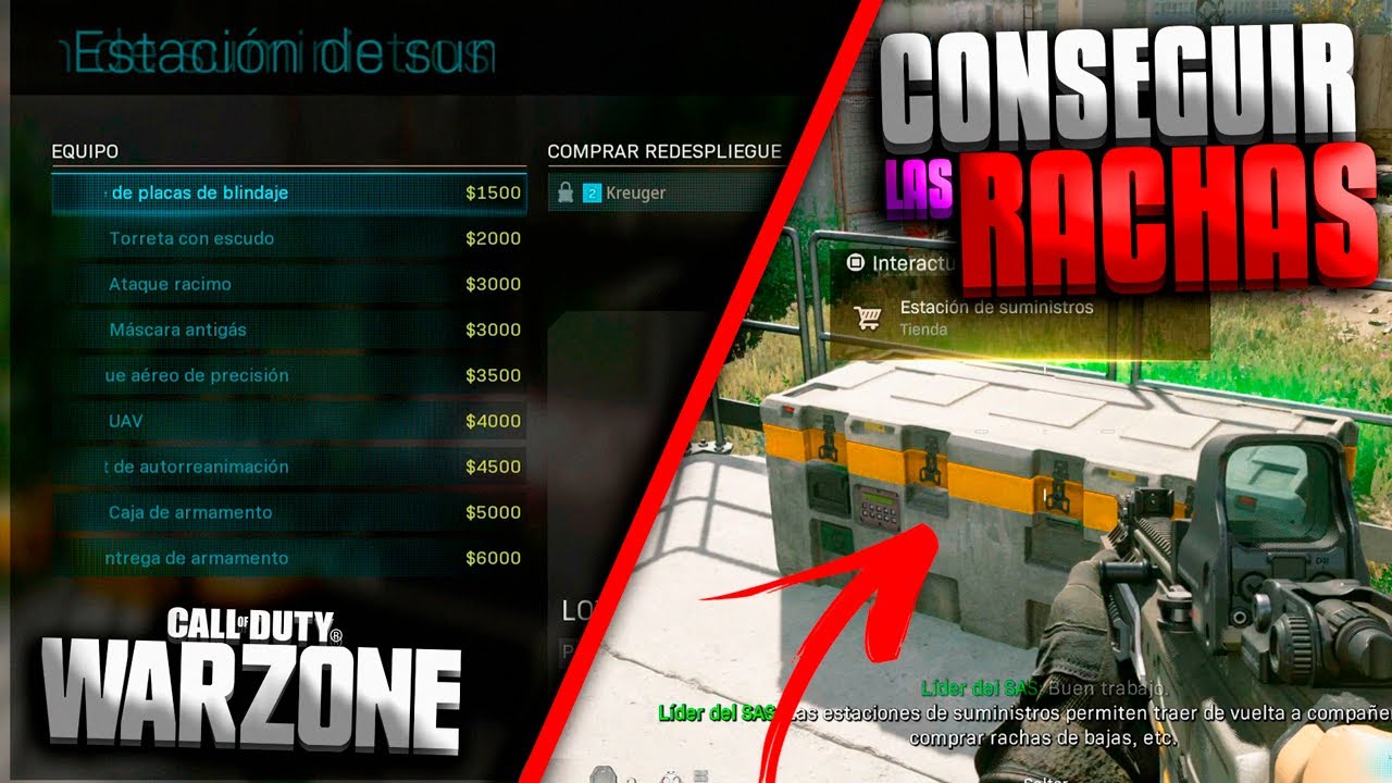COMO CONSEGUIR/COMPRAR las RACHAS en MODERN WARFARE WARZONE!