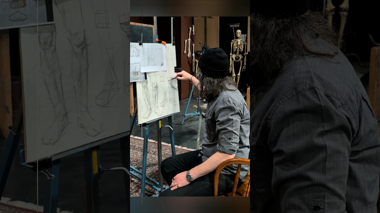 Visit to the Lyme Academy of the Fine Arts #danthompsonart #danthompson #artclasses #learntodraw