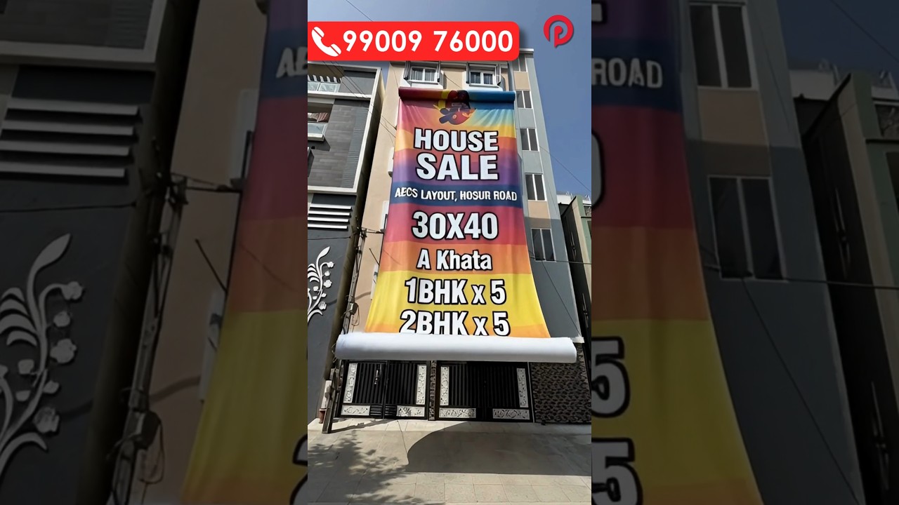 🔥HOUSE for SALE in AECS LAYOUT Hosur Road📍 |House sale in AECS Layout Hosur Road 30x40 Property sale