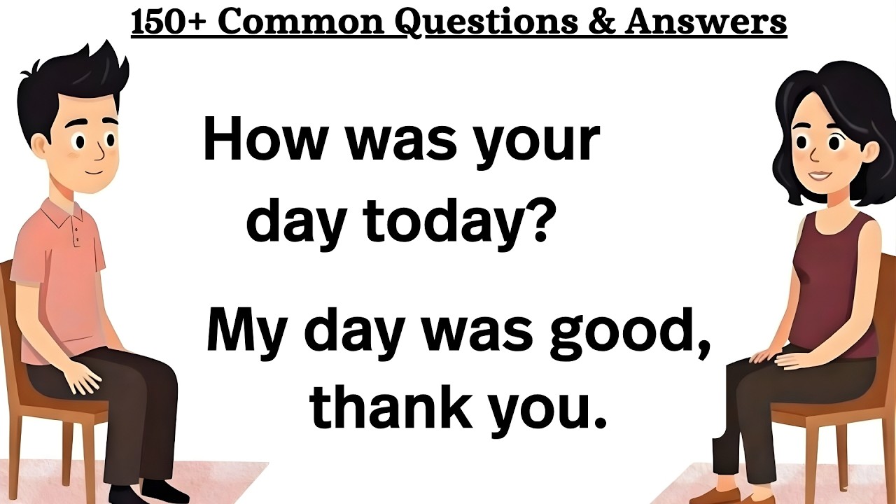 150+ Question Answer | English Conversation Practice | English Speaking Practice For Beginners
