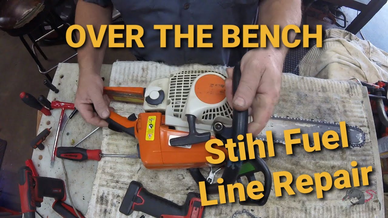 Ремонт топливопровода Stihl