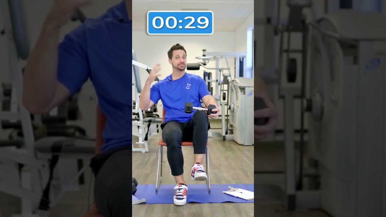 HIP FLEXOR EXERCISE (lift leg as high as you can) #multiplesclerosis #parkinson #fibromyalgia