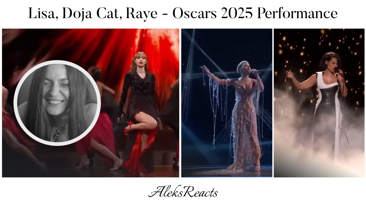 Lisa, Doja Cat, Raye - Oscars 2025 James Bond Performance | Reaction | QUITE A FEW SURPRISES...