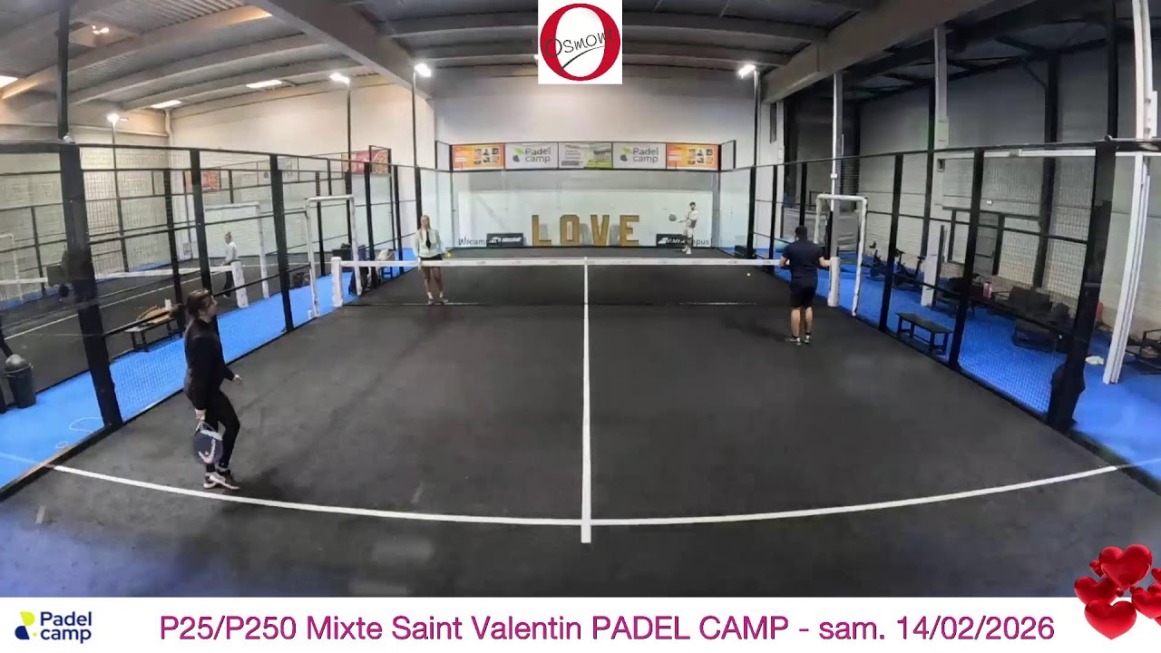P25/P250 Mixte de la Saint Valentin PADEL CAMP - 14/02/2025
