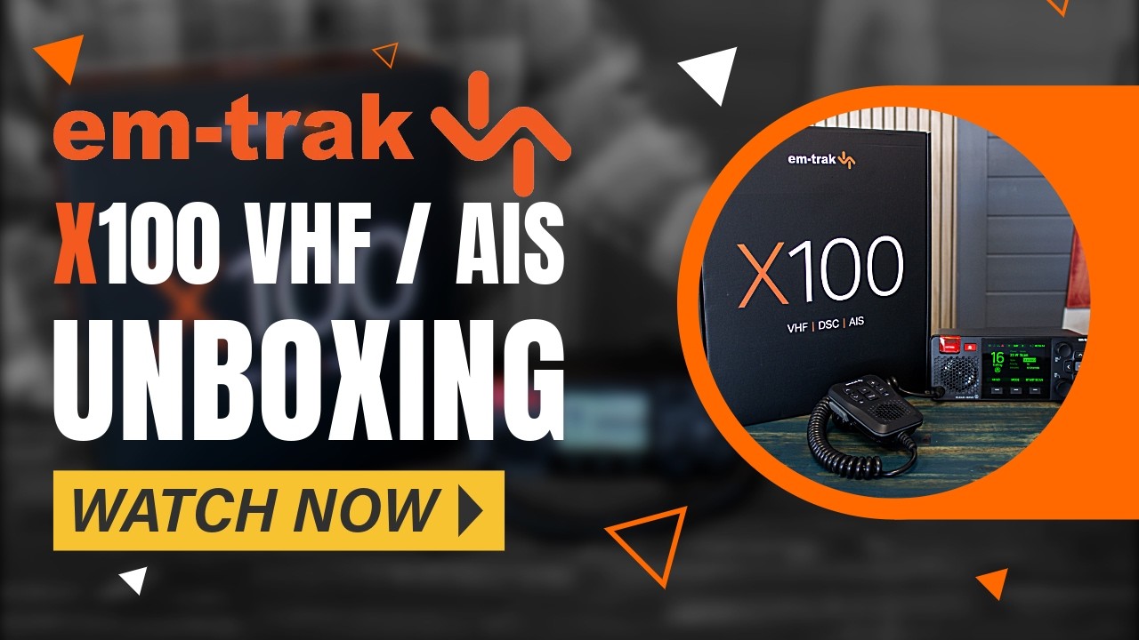 em-trak X100 AIS Transponder Unboxing | First Look