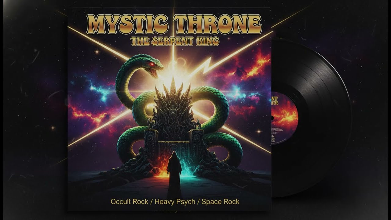Mystic Throne – The Serpent King (Полный альбом 1973 г.) | Оккультный хэви-психоделия / Спейс-рок