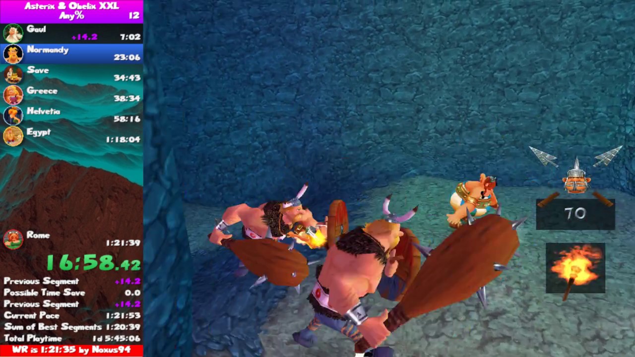 [Former WR] Speedrun | Any% Asterix & Obelix XXL | 1:19:34 | Noxelnuss