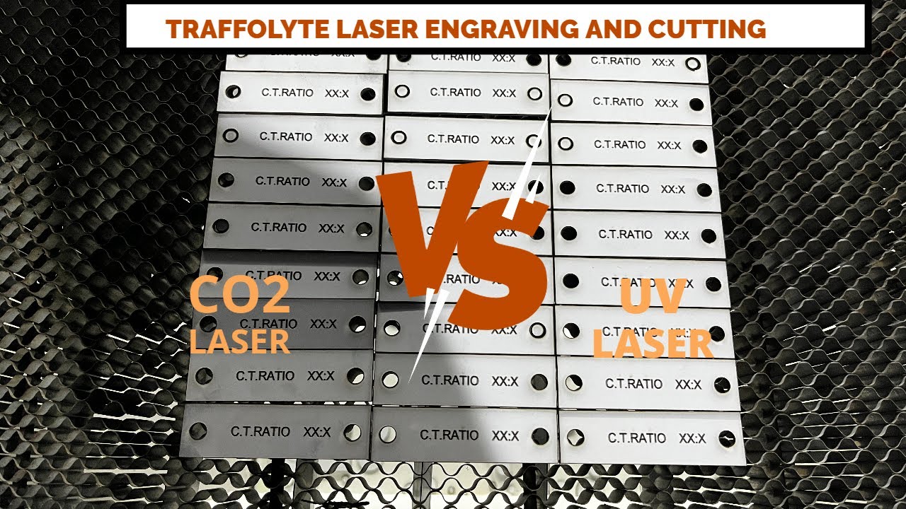 Which Laser is the RIGHT Laser for plastic pvc and traffolyte engraving and cutting? | UV vs CO2