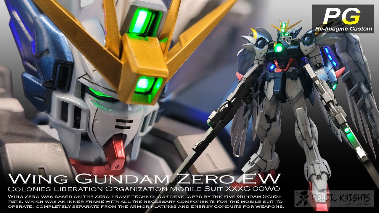 1/60 PG Wing Gundam Zero EW (LED CUSTOM) Обучающее видео, часть 1 | Мобильный костюм: Gundam Wing...