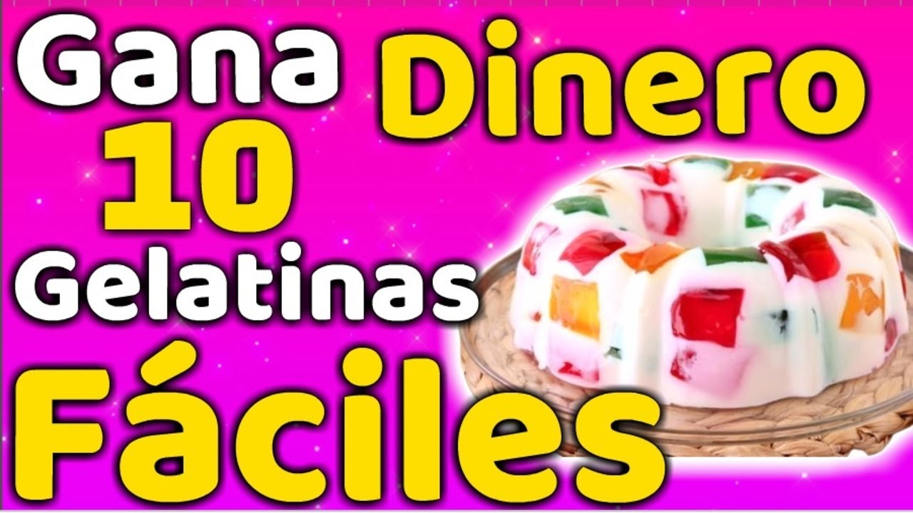 10 Gelatinas que Mas se Venden, Gana Dinero