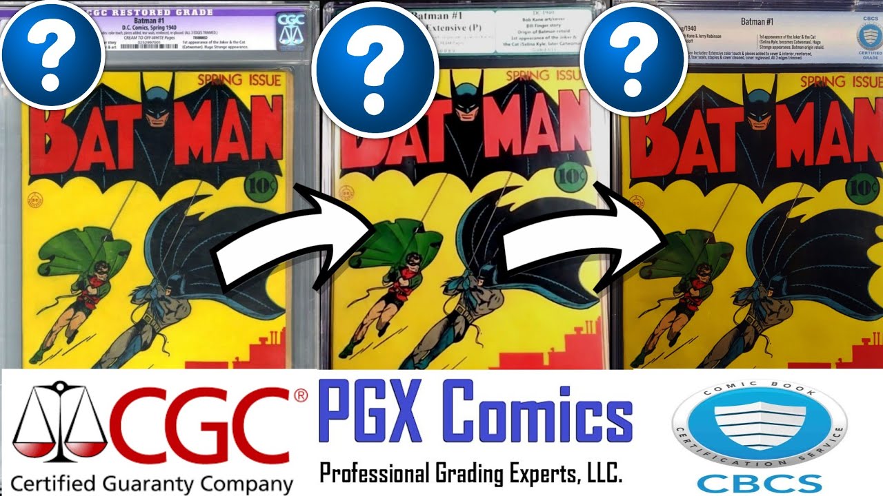 CGC vs. PGX vs. CBCS | GRADING TEST | SAME COMIC | CRAZY RESULTS