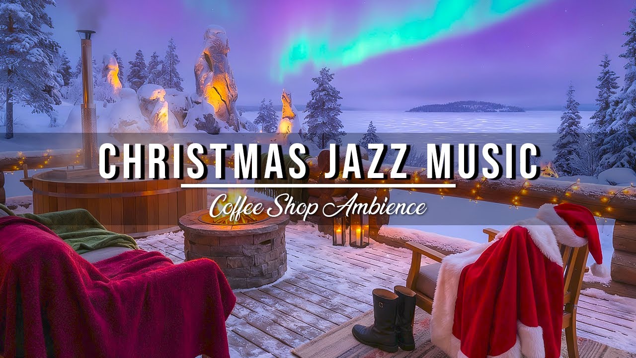 Christmas Holiday Jazz Music - 7 Hours Cozy Coffee Shop Bossa Nova for Relaxing Winter Evenings
