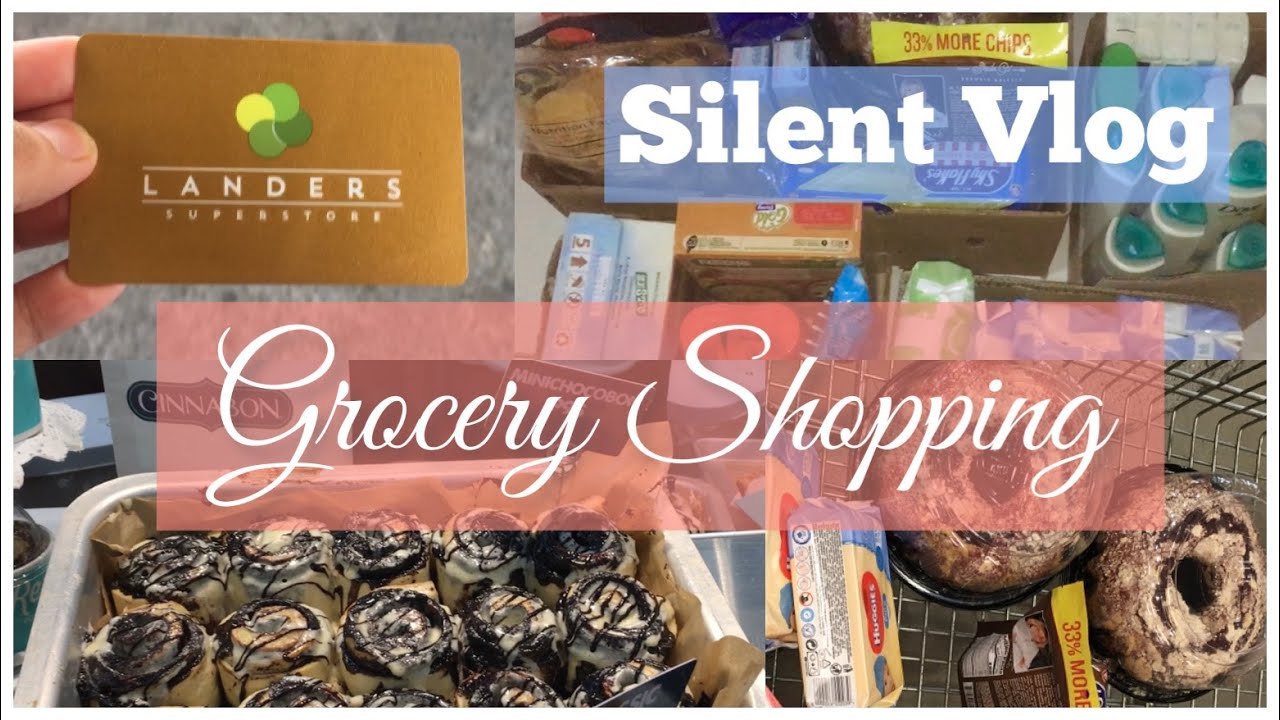 ASMR Grocery Shopping | Landers + 50% off + Food trip! | Relaxing silent vlog | Simply Chavey