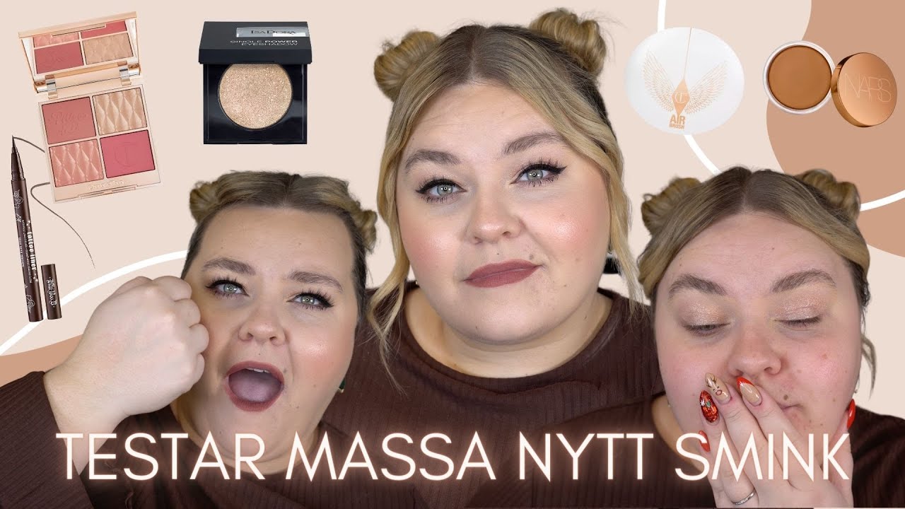 TESTAR MASSA NYTT SMINK (världens finaste läppstift?)