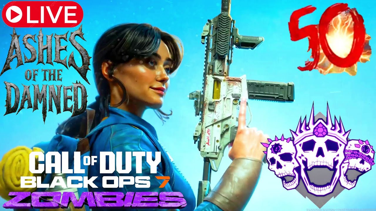 BLACK OPS 7 ZOMBIES DARK OPS ASHES OF THE DAMNED RUNDA 50 z 9 RELIKTAMI🔴LIVE